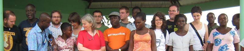 Besuch aus Deutschland in Ghana